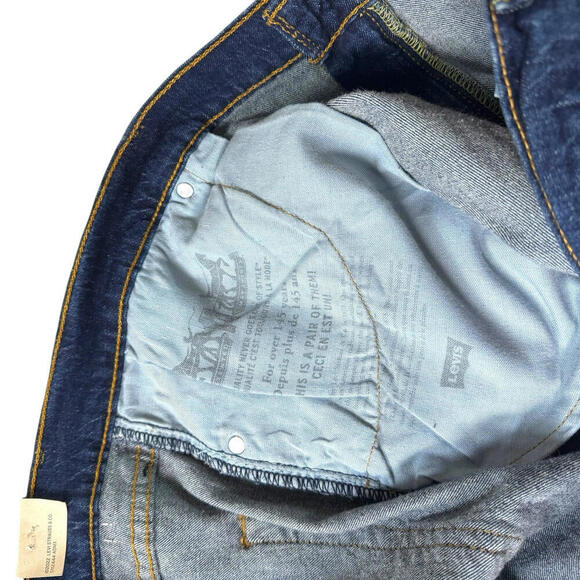 Levi’s 541 Athletic Taper Jeans Eco Ease Blue Relaxed Fit Denim Stretch W44x32 - Picture 7 of 10